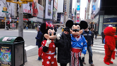 Mickey na Times Square - Nova York - Estados Unidos Nova York - Estados Unidos