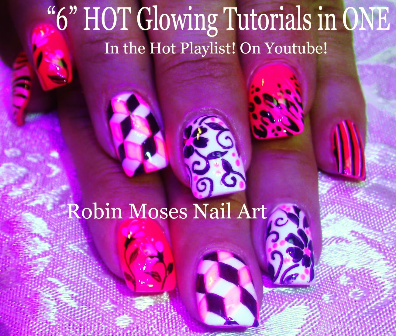 Nail Art by Robin Moses "abstract nails" "art nails" "abstract nail