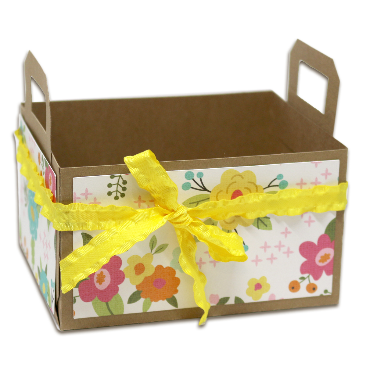 Handle Through Storage/Gift Box Bits of Paper