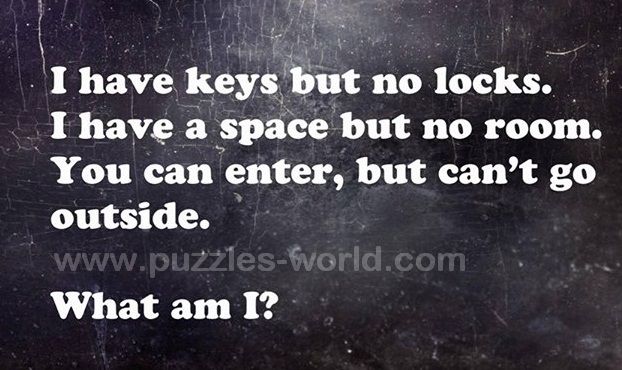 I have keys but no locks.