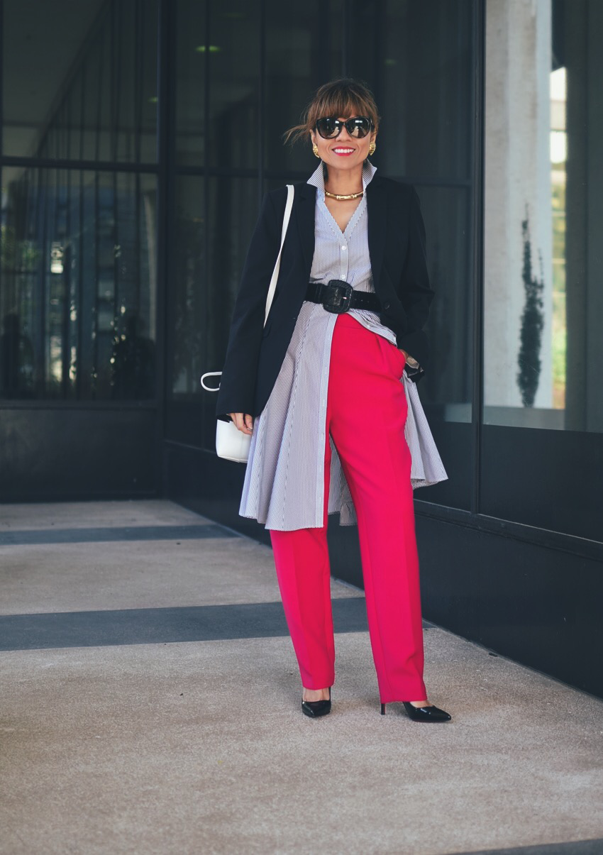 Monday Work Outfit Would You Wear Dresses Over Pants To Work? MY