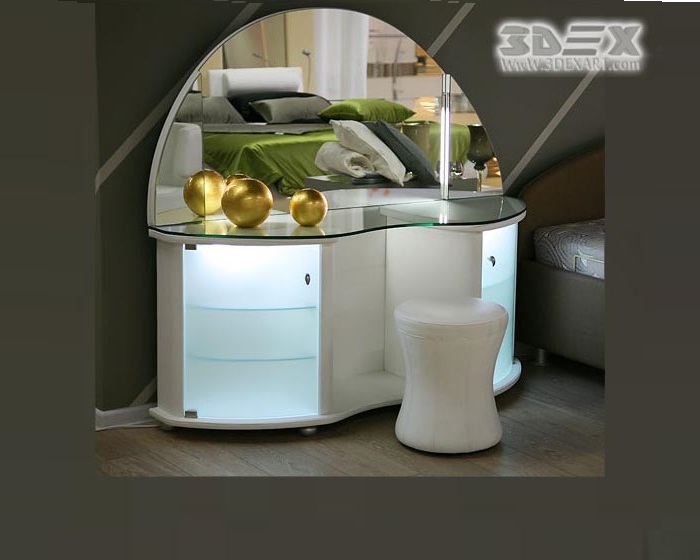 +50 Latest small dressing table designs for bedroom interiors 2019