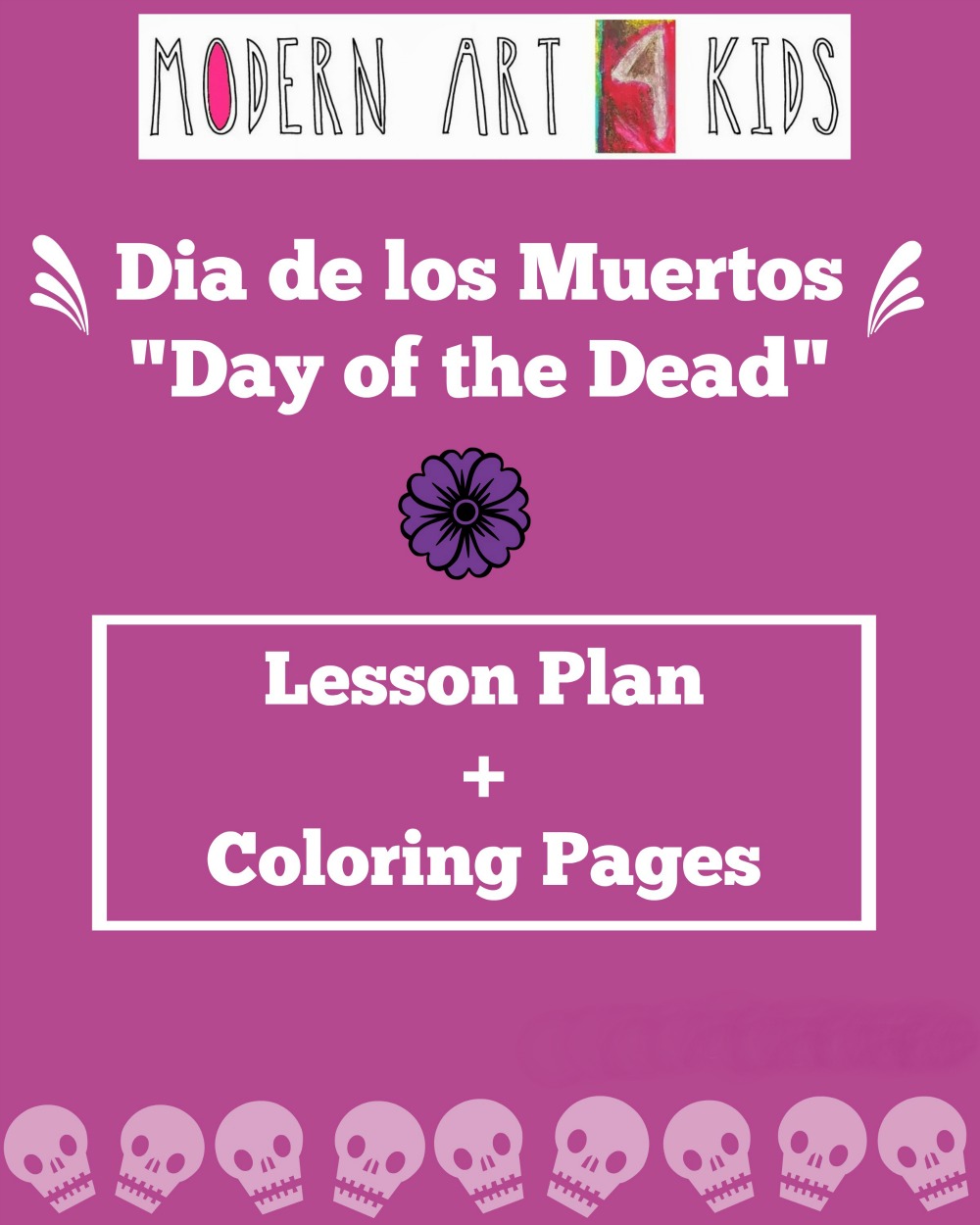 day of the dead lesson plan with printables