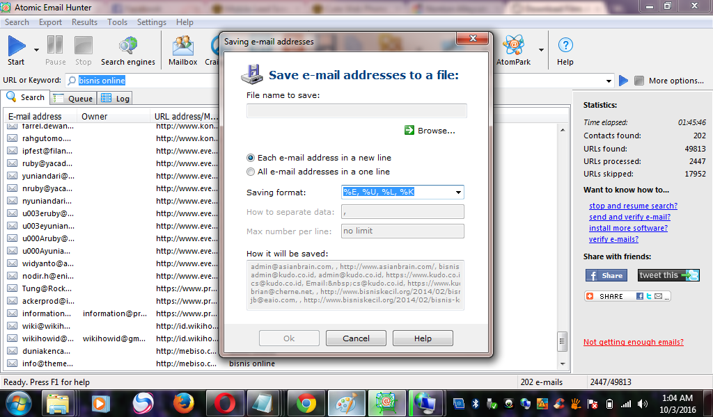 Finding url. Finding url