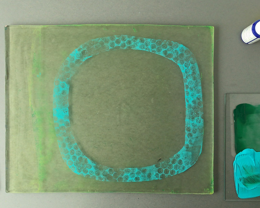 Printing with Gelli Arts® Gel Printing a Nested Design with the Gelli