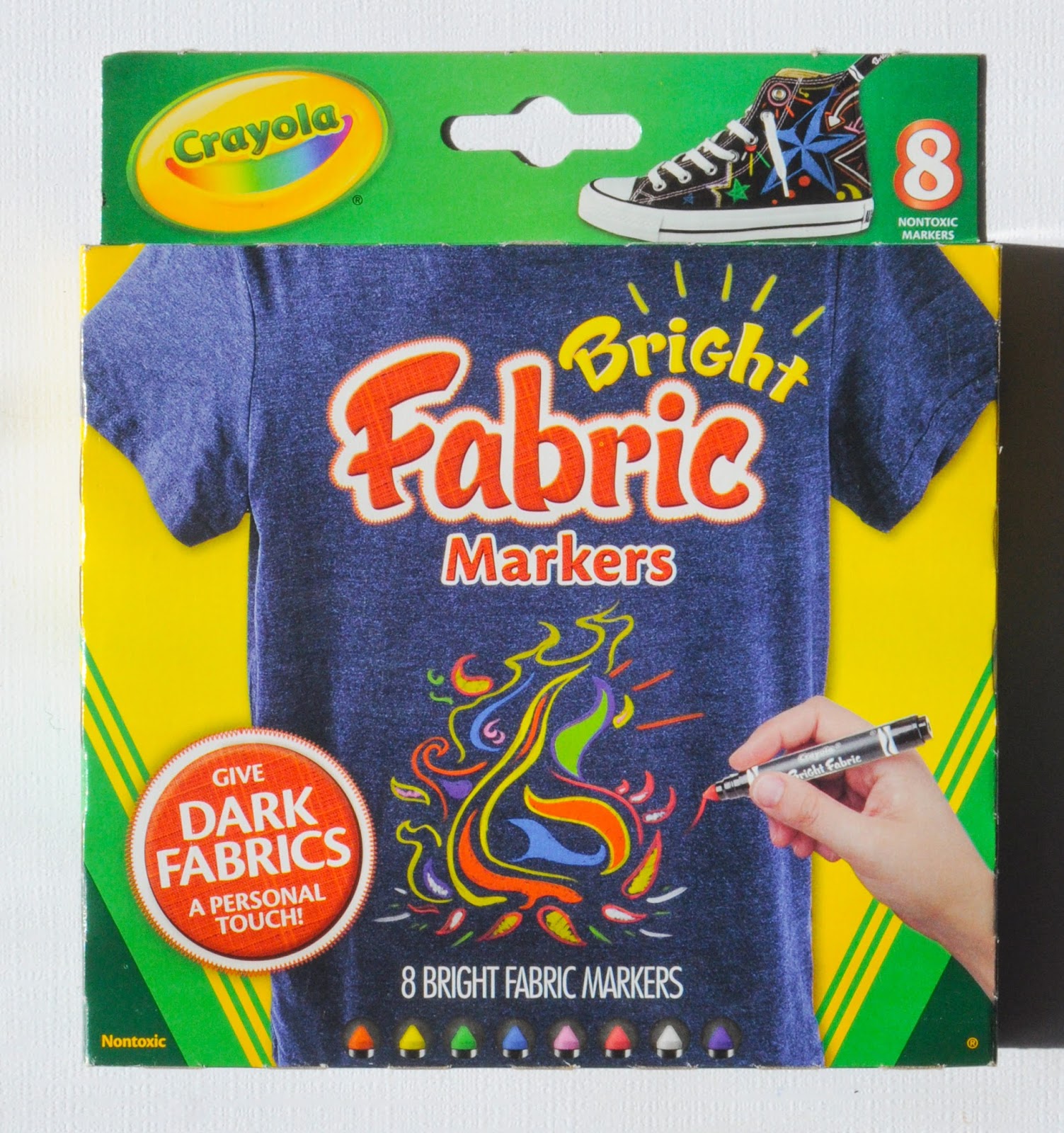Craft Fail: Crayola Bright Fabric Markers