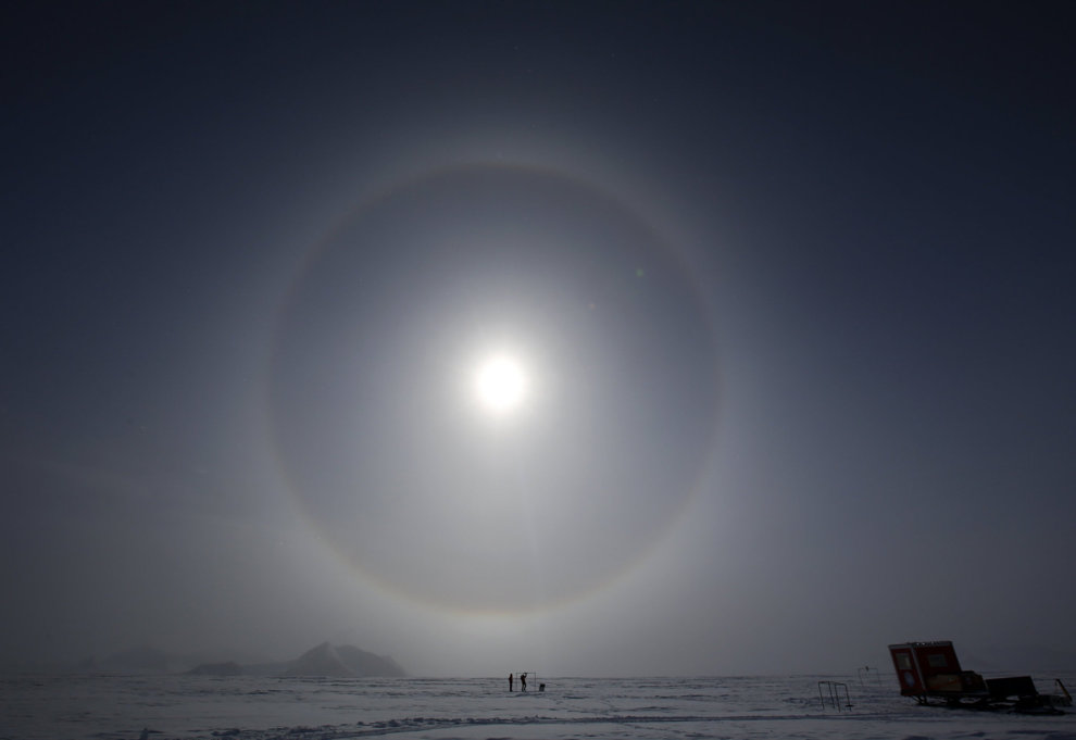 El agujero en la capa de ozono de la Antártida, más grande que nunca.