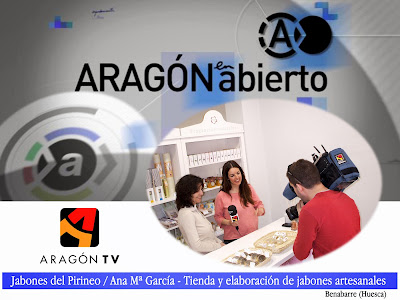 Televisión de Aragón con Jabones del Pirineo