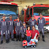 Garoto que sonha em ser bombeiro visita o 17° Grupamento de Bombeiros Militar