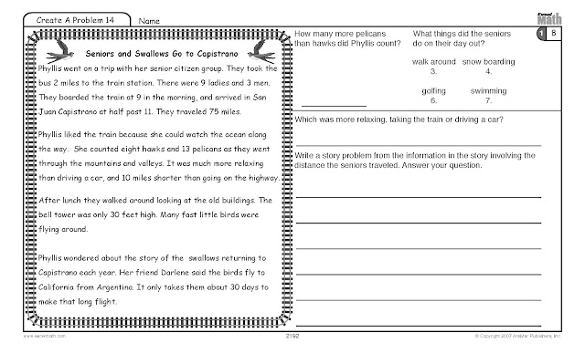 Create a Problem Grade 2