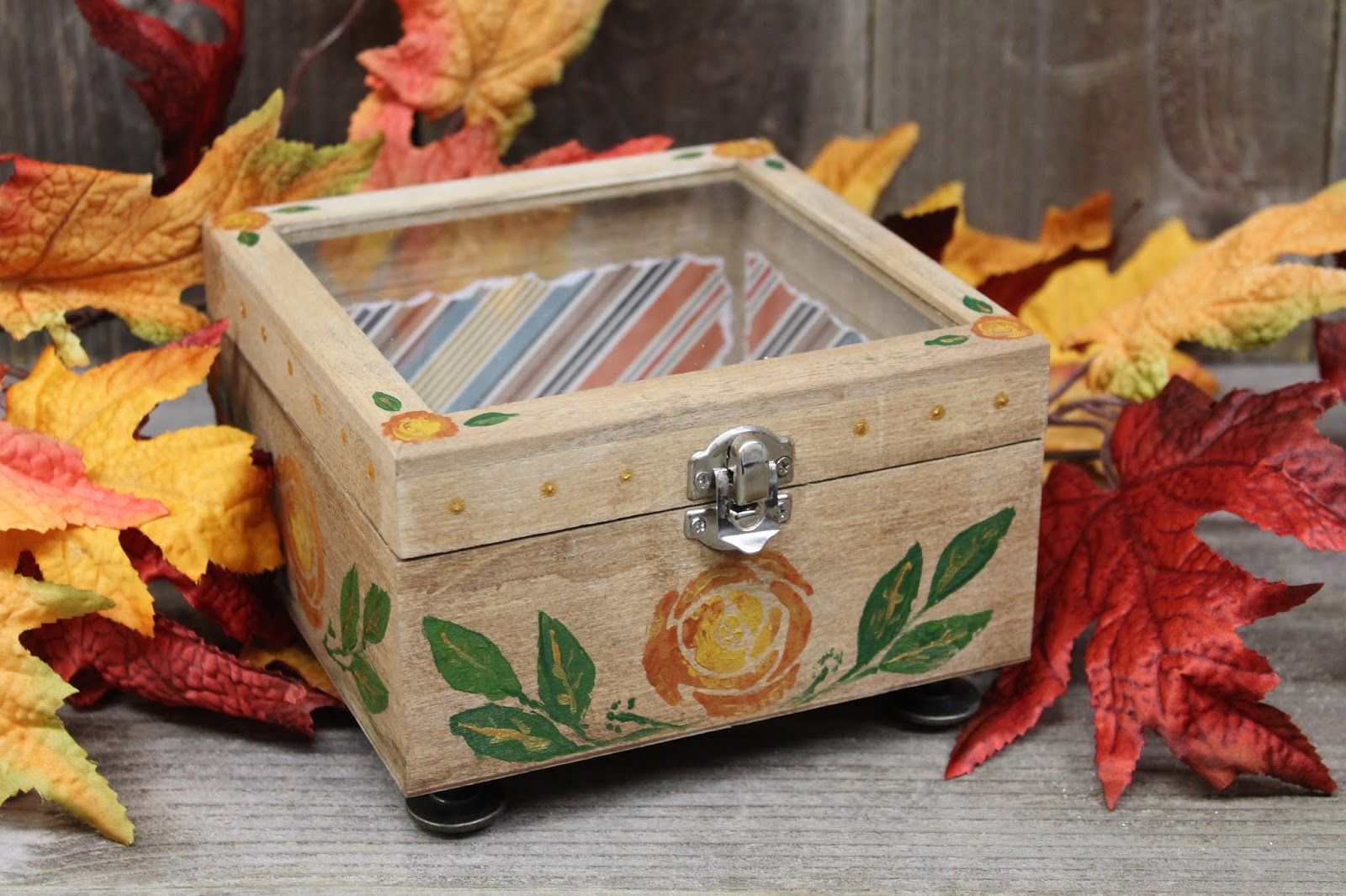 Ben Franklin Crafts and Frame Shop DIY Painted Wood Box