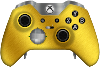 gold elite xbox one controller