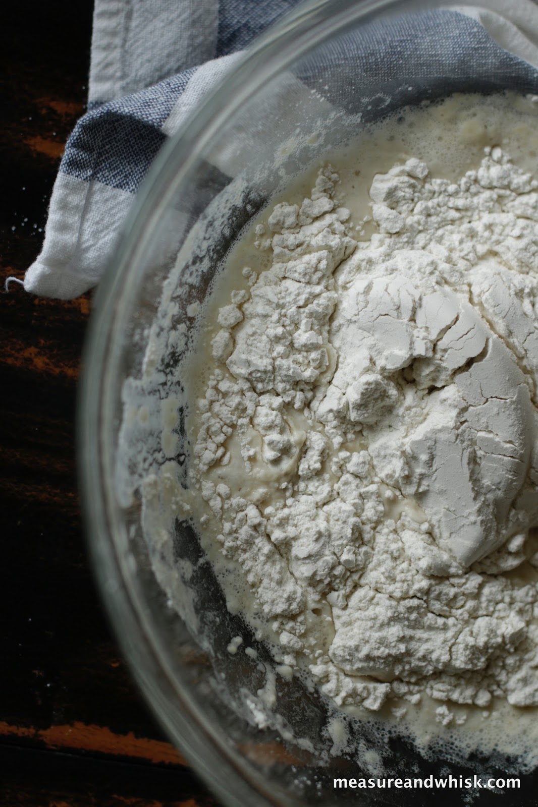 The Learning Curve Finishing a Loaf of French Bread Measure & Whisk