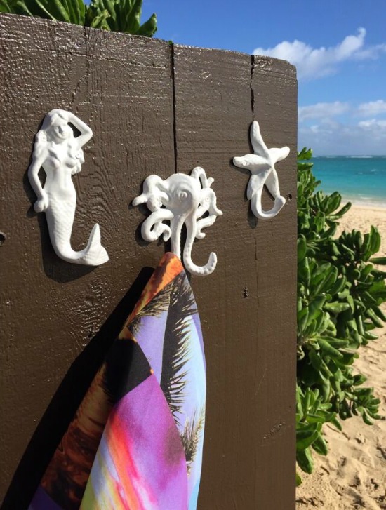 White Beach Sea Life Hooks