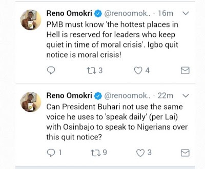 Buhari deserves the hottest part of hell for his silence – Jonathan’s ex-aide, Omokri