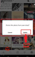 how to delete instagram stories