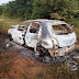 Veículo e encontrado incendiado próximo o cemitério de Forquilha