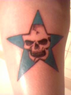 Skull Star Tattoos 65