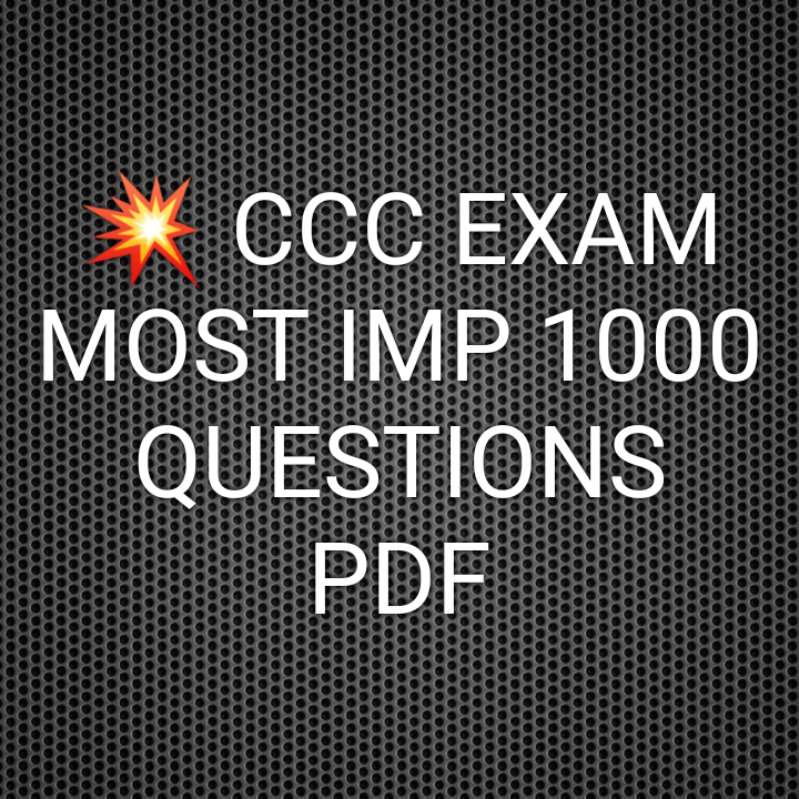 Ccc Questions Pdf