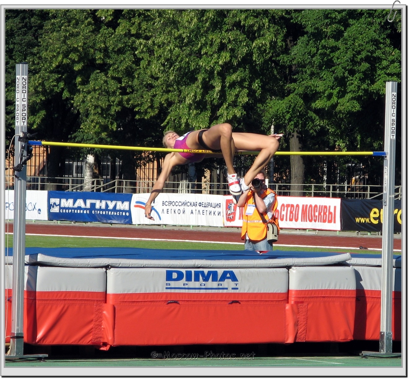 Fosbury Flop Technique at Moscow Athletics Open 2010 