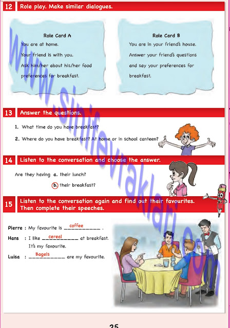 6. Sınıf İngilizce Ders Kitabı Cevapları Ada Matbaa Yayınları Sayfa 25