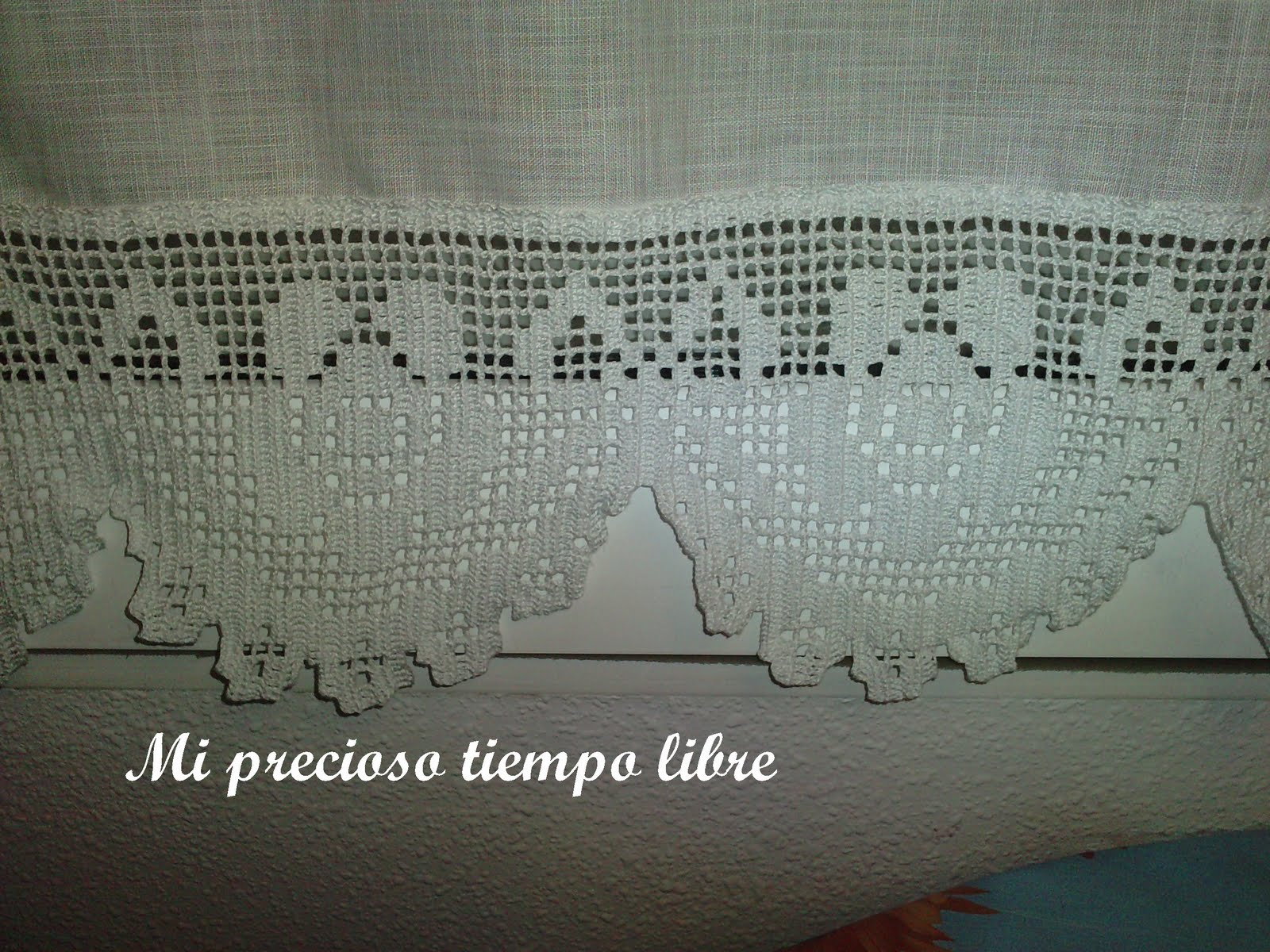 MI PRECIOSO TIEMPO LIBRE VISILLOS A CROCHET