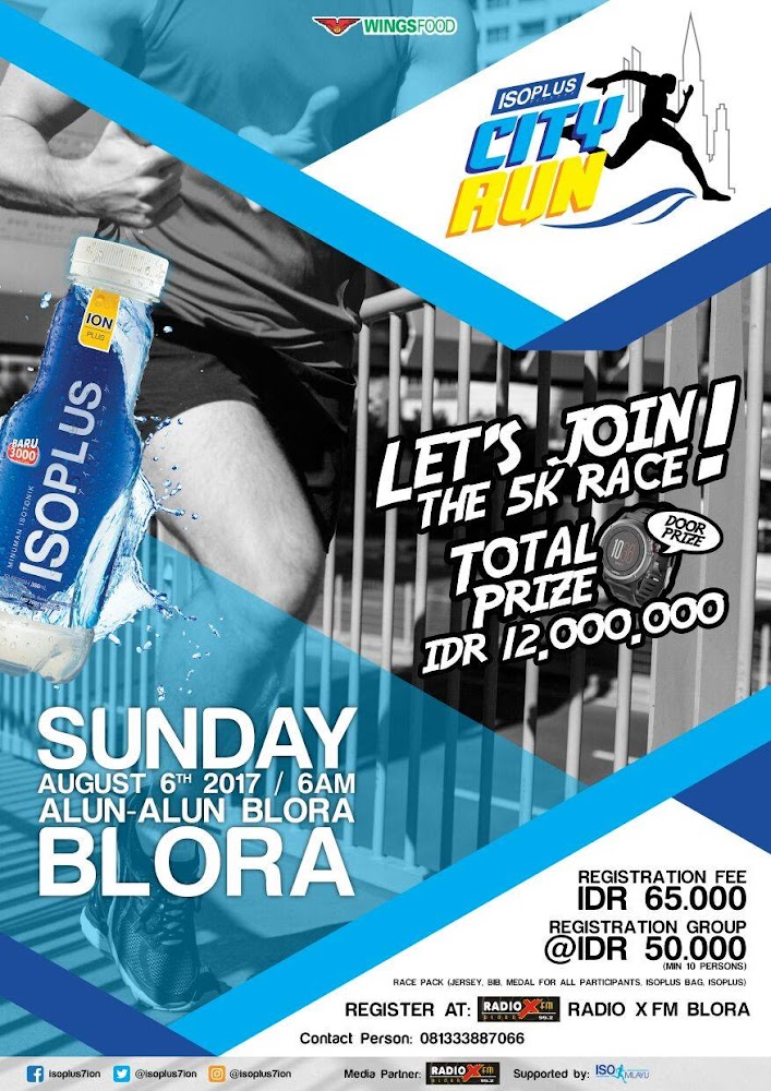 Isoplus City Run - Blora • 2017 Isoplus City Run - Blora • 2017
