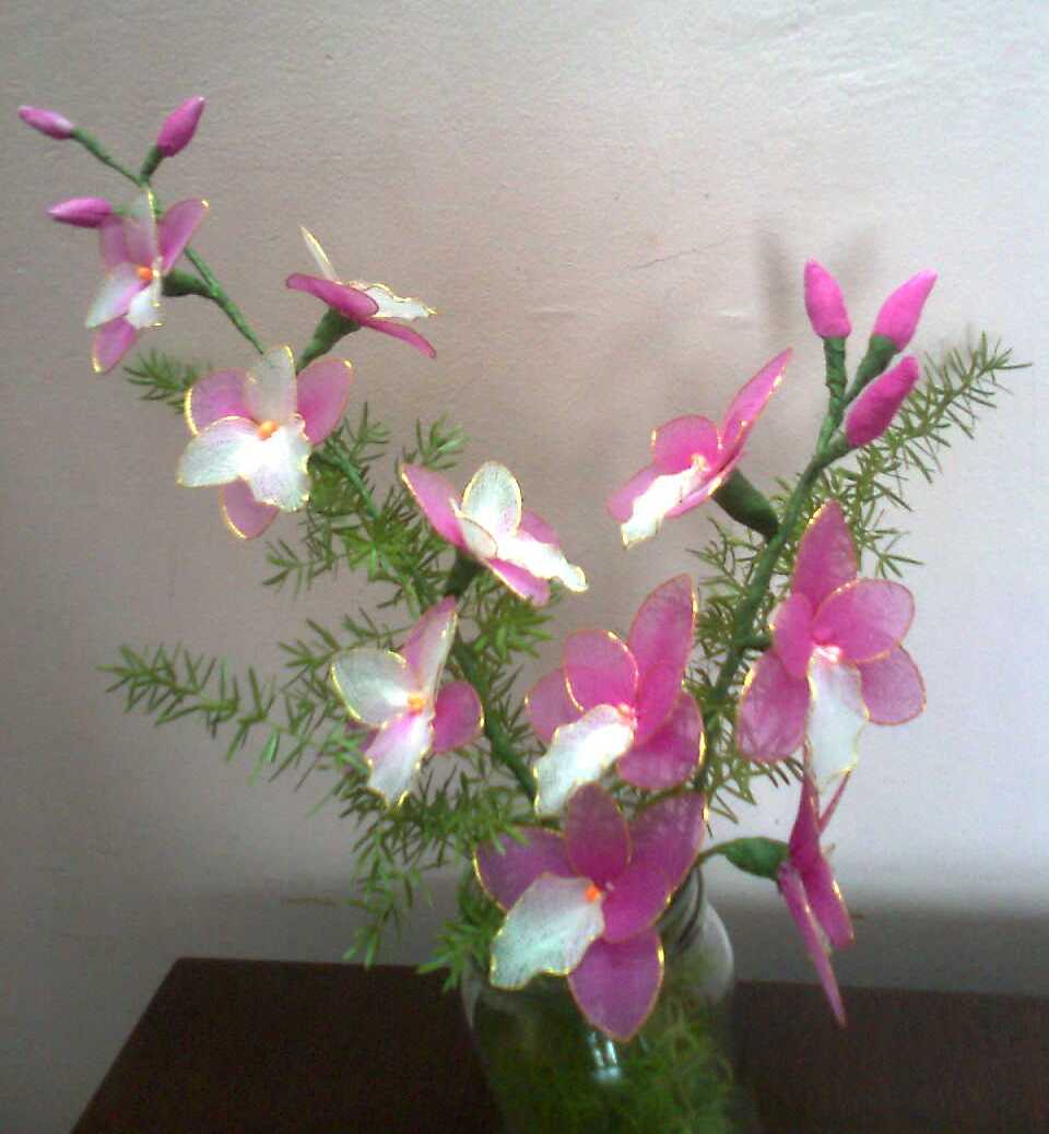 MY CRAFT WORLD MY NEW CREATION ORCHID (Nylon Craft)