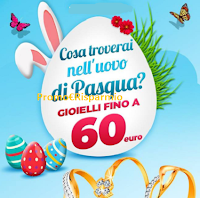 Concorso di Pasqua: vinci gratis il tuo gioiello preferito fino a un valore di 60€ ! Logo Concorso di Pasqua: vinci gratis il tuo gioiello preferito fino a un valore di 60€ !