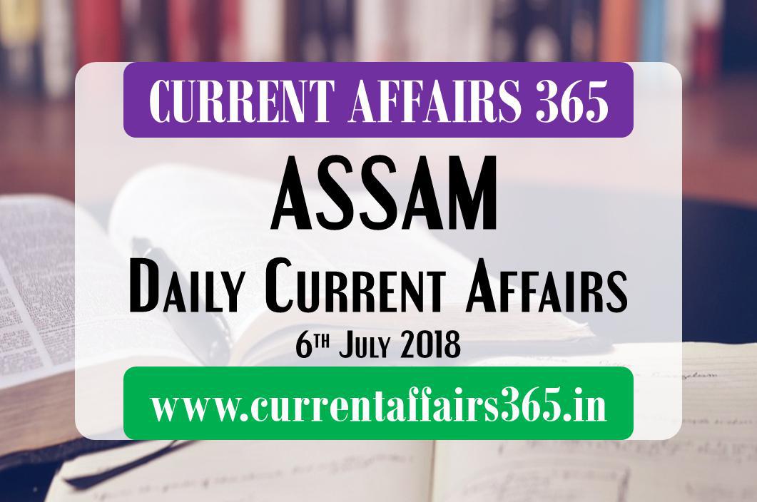 6th July 2018 Daily current affairs