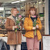 Butcher hits back at flower-clutching vegan 'muppets' who staged silent protest outside his shop by trolling them with 'bulls***' sign (5 Pics)