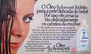 propaganda óleo Johnsons - década de 70; 1970; história da década de 70; propaganda nos anos 70; reclame anos 70; Brazil in the 70s; Oswaldo Hernandez;
