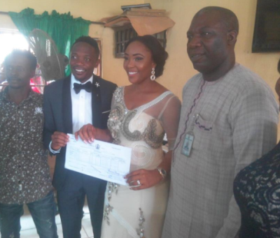 Ahmed Musa and side chick Juliet wedding photos