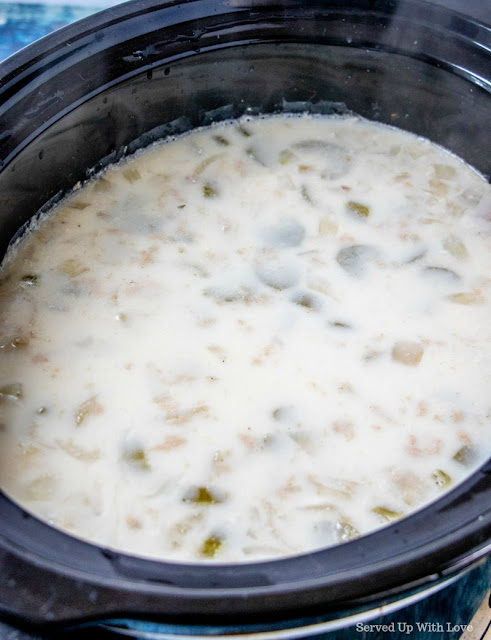 Crock Pot Potato Soup recipe from Served Up With Love