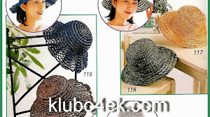 Elegantes sombreros de dama al crochet