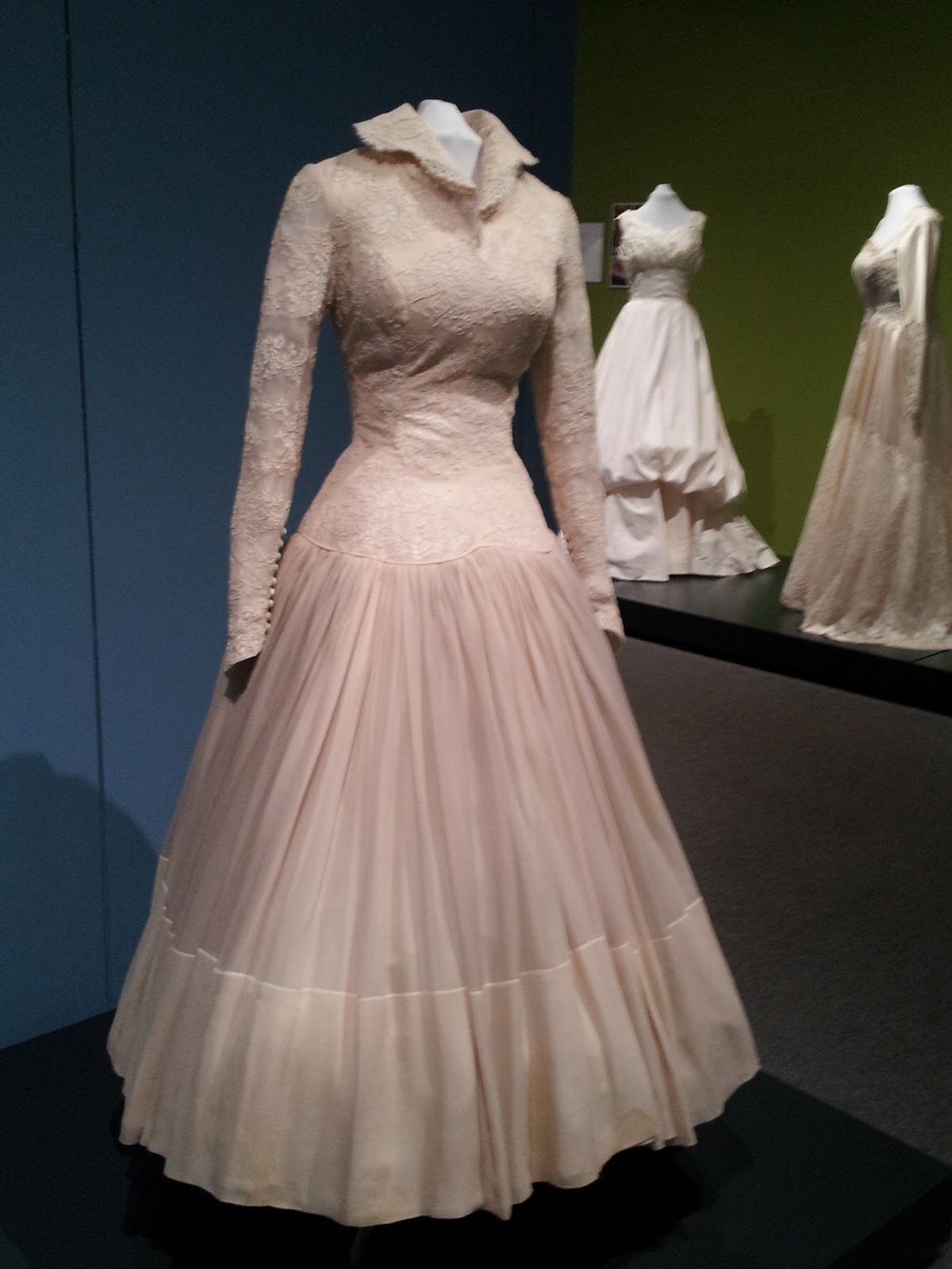 Pintucks: Vintage Bridal Gowns: on view at the Pasadena Historical Museum