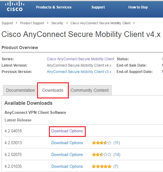 cisco anyconnect secure mobility client v4 x