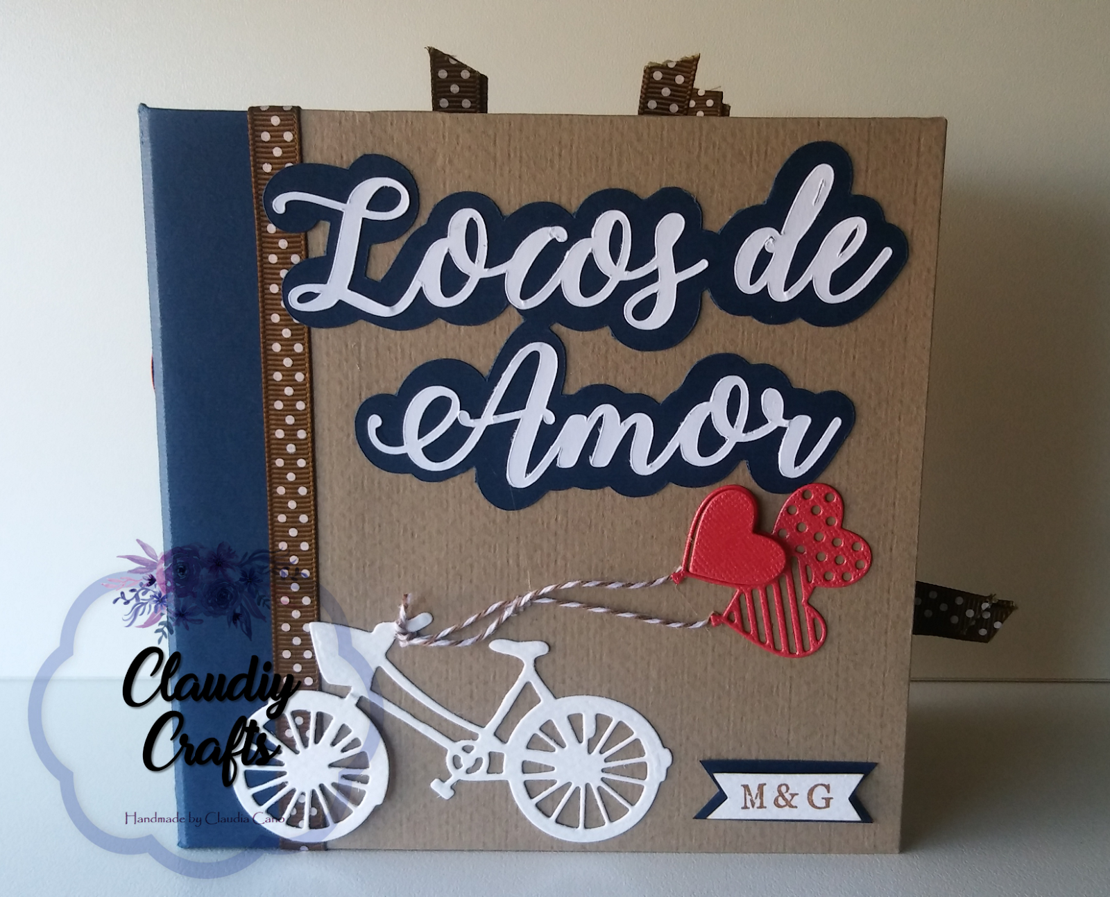 Claudiy Crafts: Album Scrapbook Temática Locos de Amor | Claudiy Crafts
