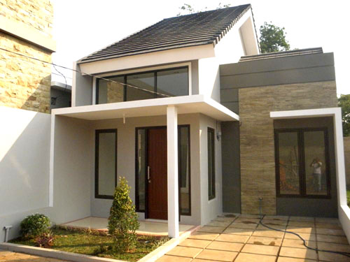 15 Model Desain Teras Rumah Cor  Minimalis Terbaru dan 