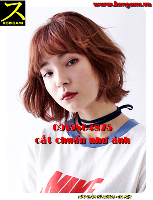 CẮT TÓC BOB NGẮN TỈA SOLE UỐN SÓNG GỢN HOT NHẤT 2017