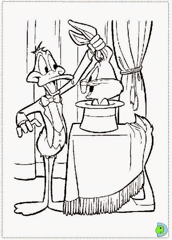 daffy duff coloring pages - photo #14