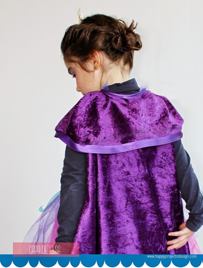 DIY Capa Elsa Coronation Day