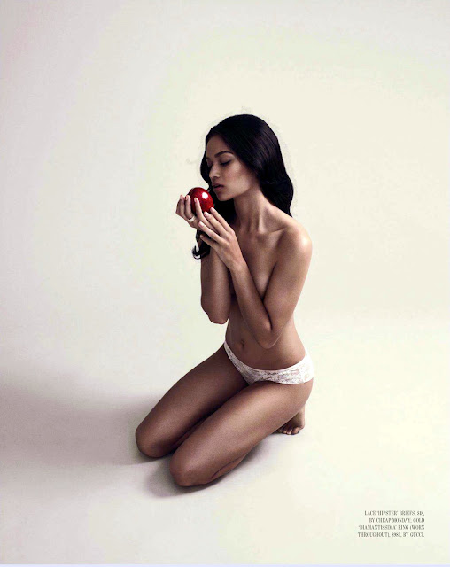 Shanina Shaik topless photo shoot