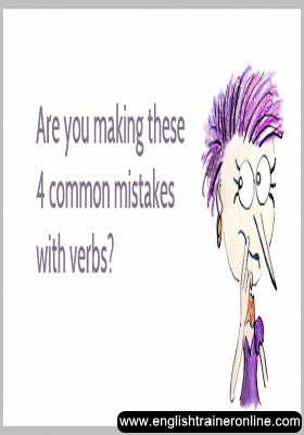 verbs common mistakes