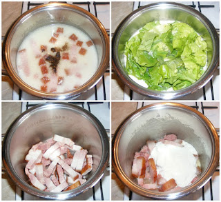 retete supe, reteta supa, cum se face supa de salata ardeleneasca dreasa cu smantana si oua, preparare retete de mancare, retete culinare, 