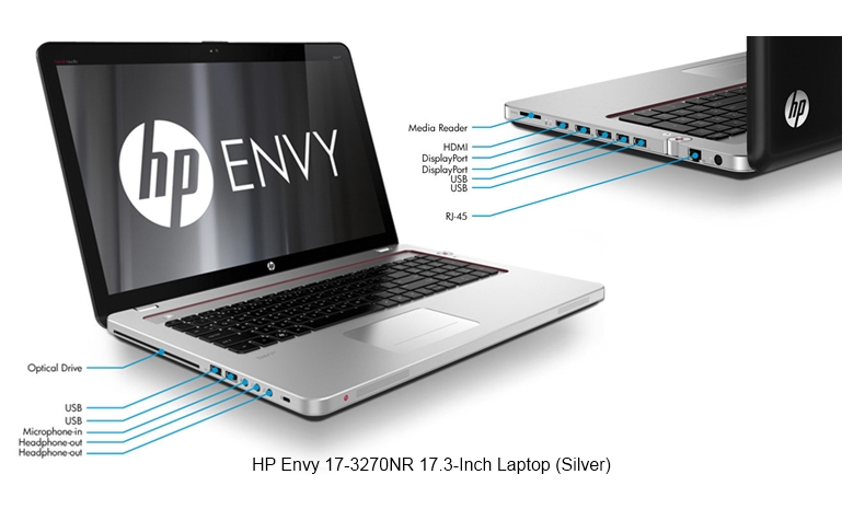 HP ENVY 17-3270NR 17.3" 1080p Radiance Core i7-3610QM Ivy Bridge AMD