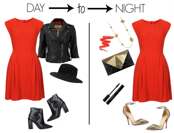 StyleDelights How To Wear A Red Dress From Day To Night