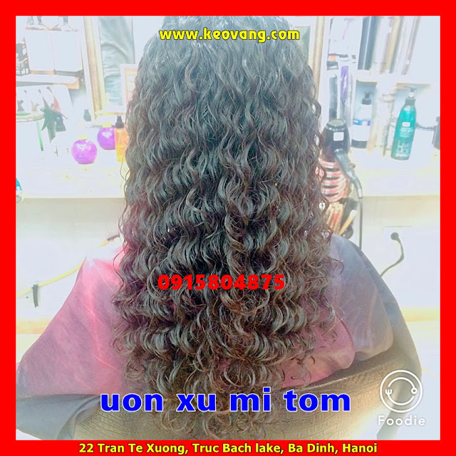 UỐN TÓC XOĂN XÙ MÌ "DI GAN" HOANG DÃ GIỐNG CA SỸ ĐỒNG LAN