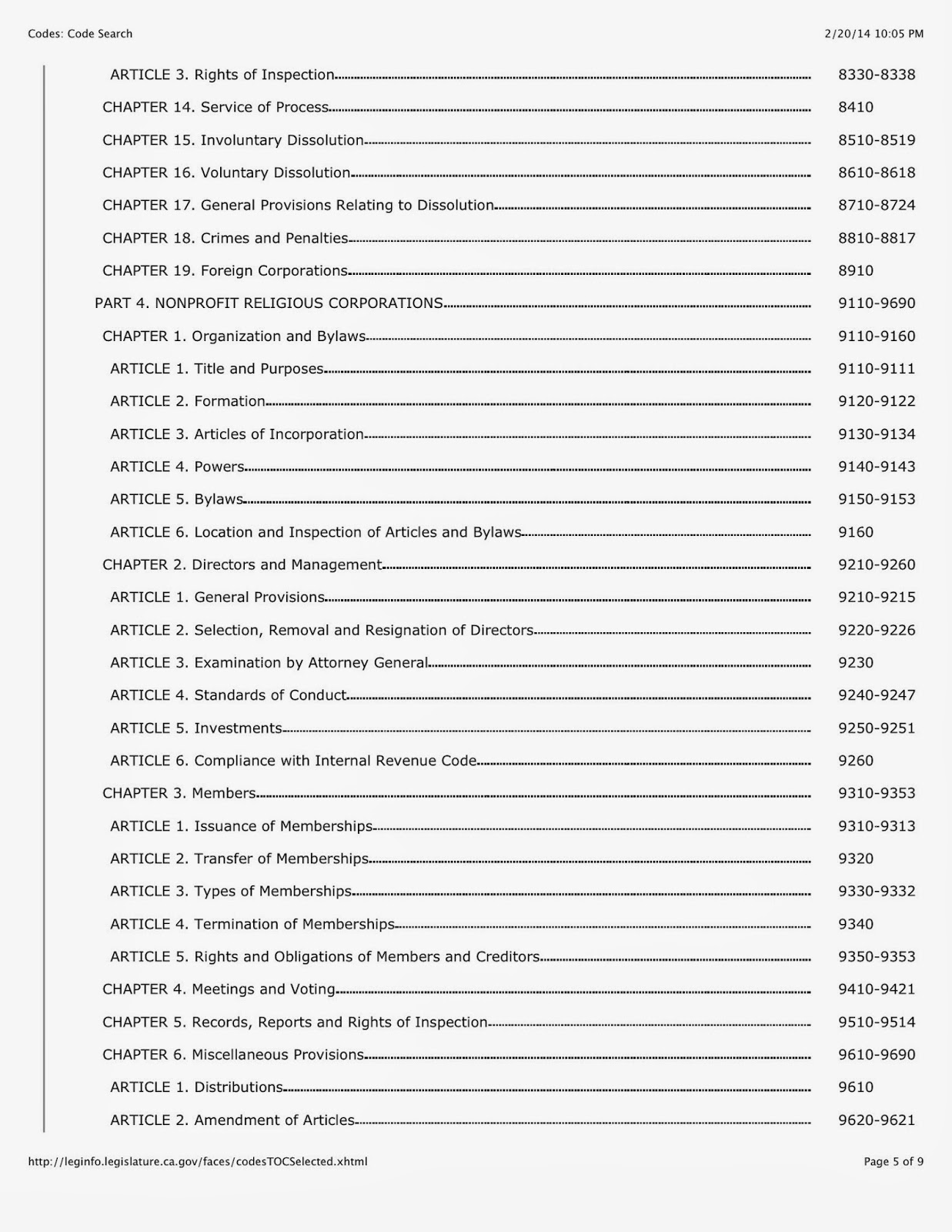 DEAN FADLER CALIFORNIA CORPORATIONS CODE BLOG TITLE 1. CALIFORNIA