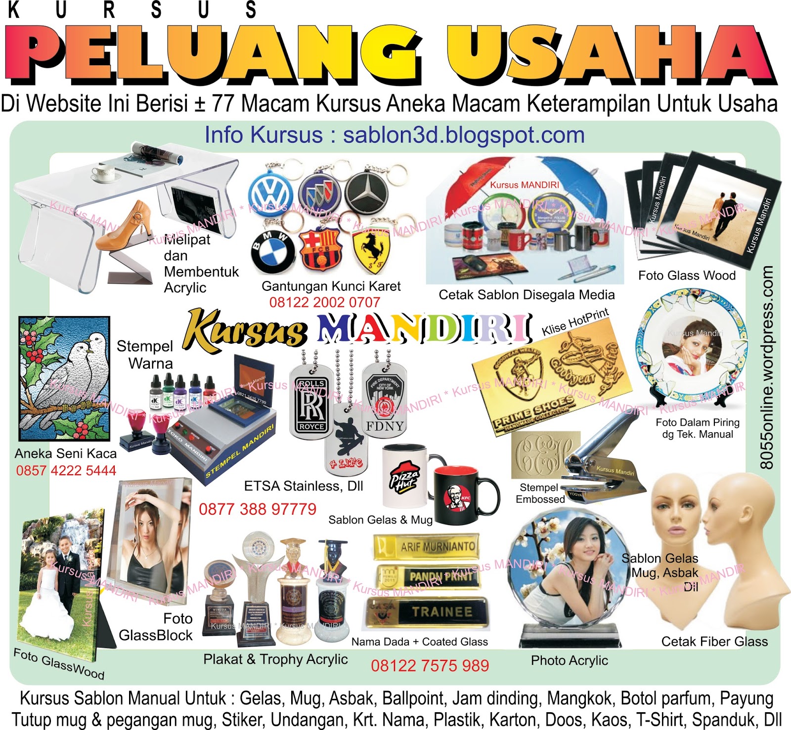 Mesin stempel, mesin sablon, mesin percetakan, Gantungan kunci karet